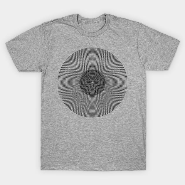 Vinyl Record DJ! T-Shirt by ddtk